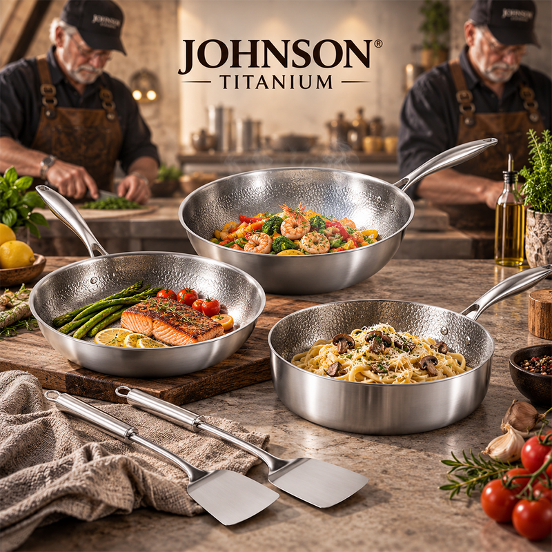Johnson - Titanium Cookware Set Pro