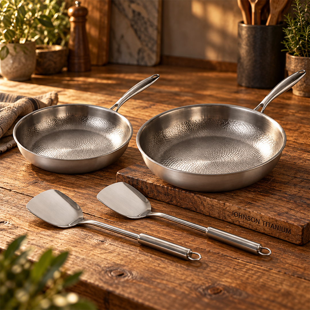 Johnson - Titanium Hammered Pan Pro Duo Set