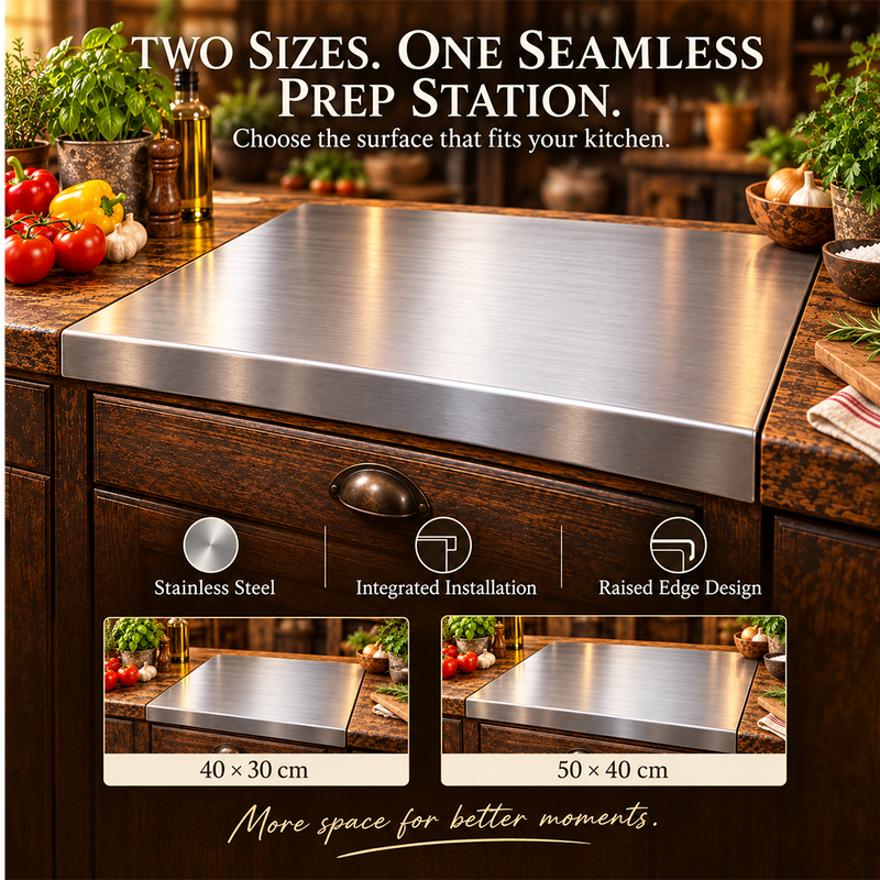 Johnson - Professional AISI 304 Stainless Steel Cutting Board