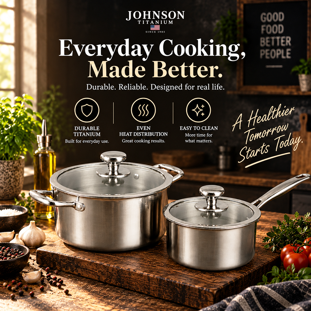 Johnson - Premium Titanium Cooking Pot