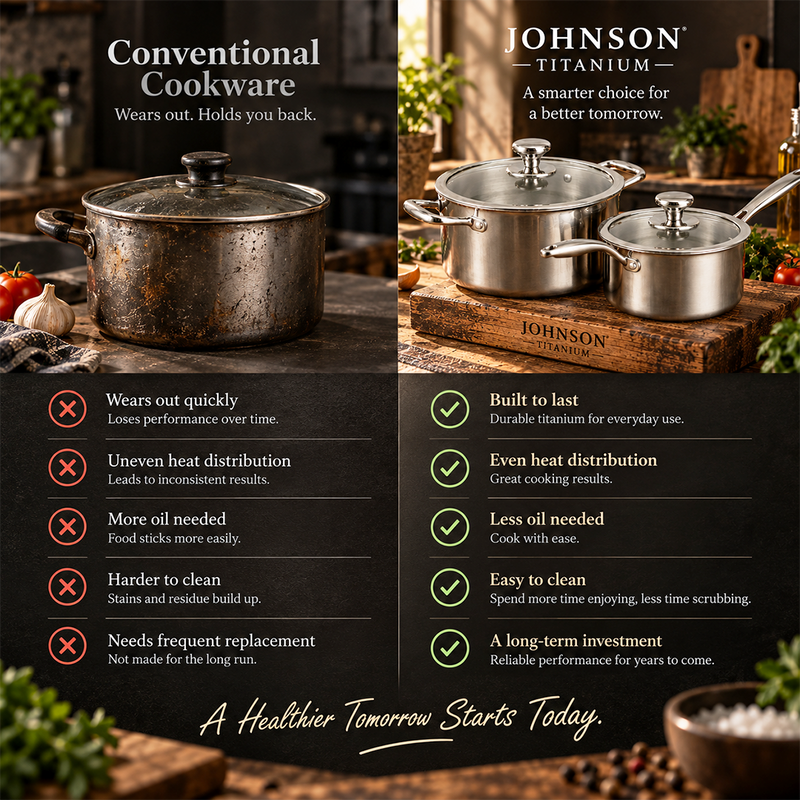 Johnson - Premium Titanium Cooking Pot VIP