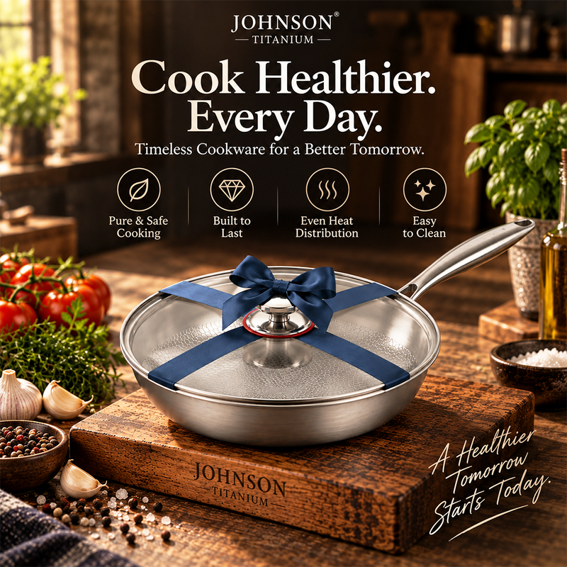 Johnson - Hammered Titanium Pan with Lid