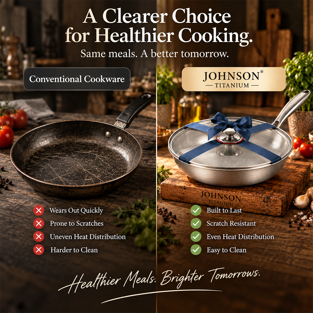 Johnson - Hammered Titanium Pan with Lid