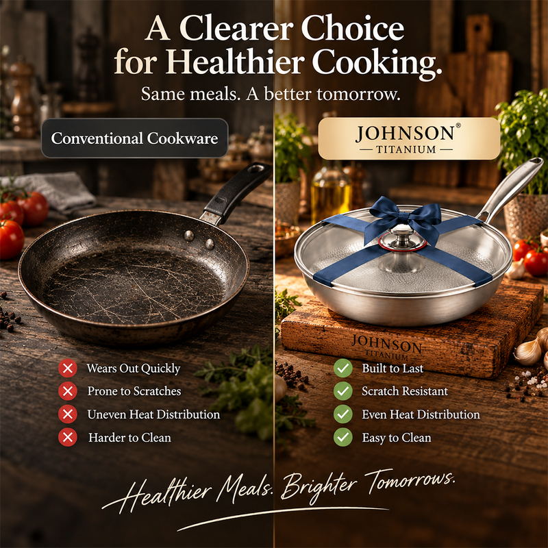 Johnson - Hammered Titanium Pan with Lid