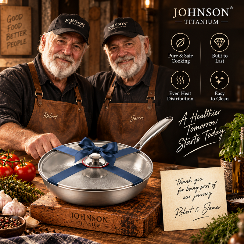 Johnson - Hammered Titanium Pan with Lid