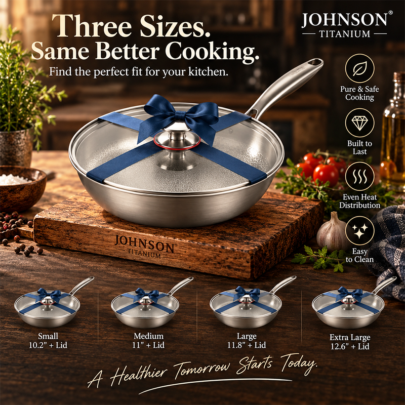 Johnson - Hammered Titanium Pan with Lid