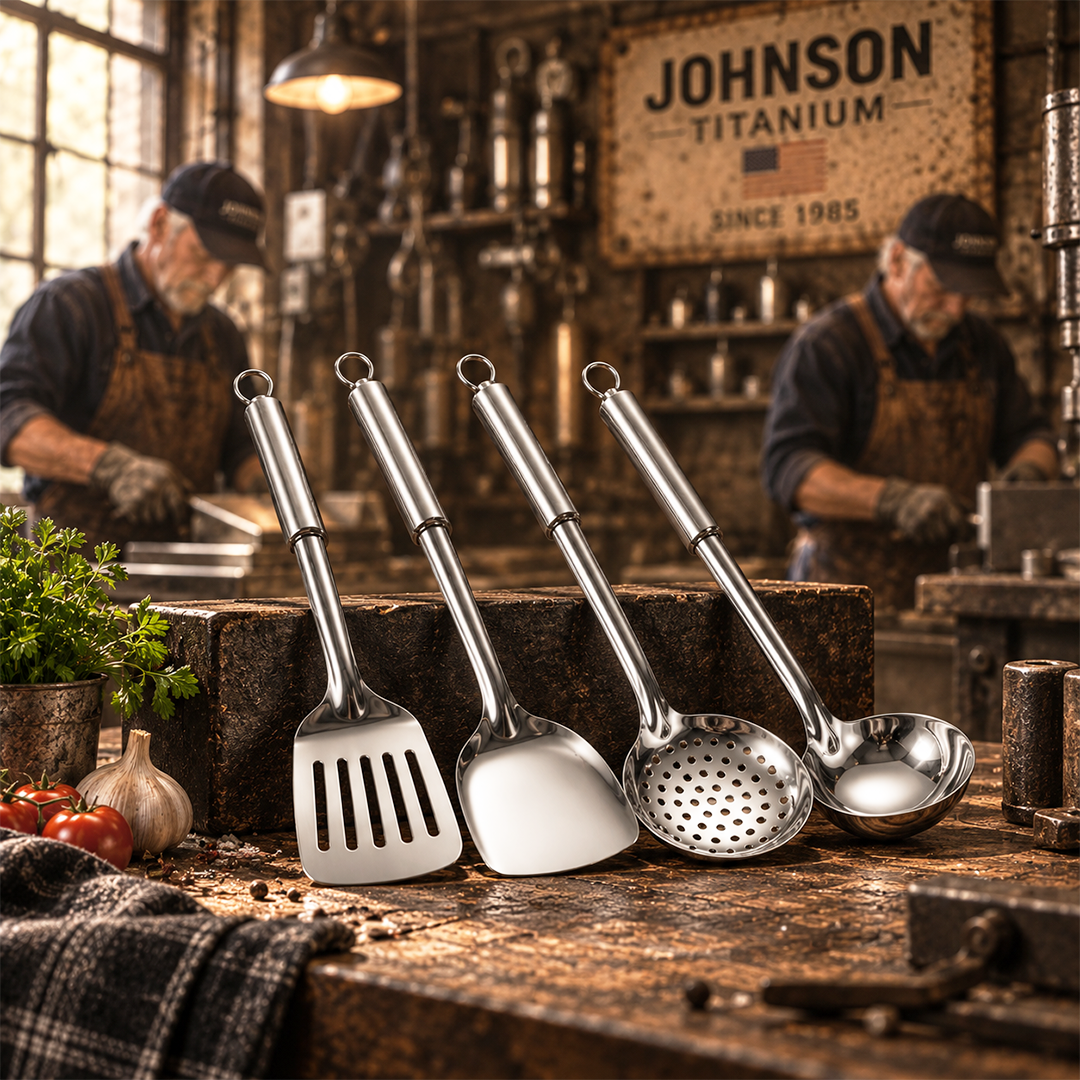 Johnson - Premium Titanium Kitchen Utensil Set