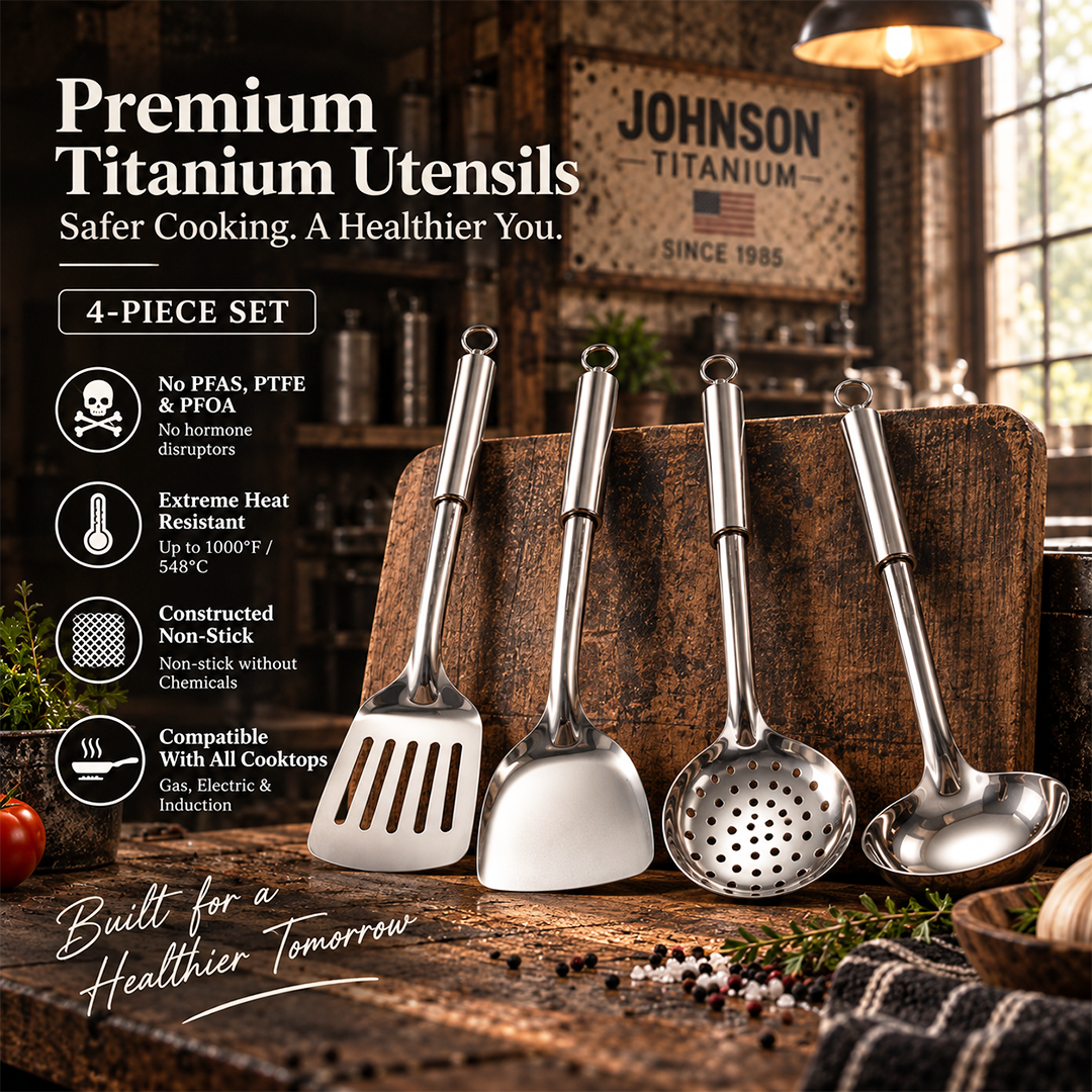 Johnson - Premium Titanium Kitchen Utensil Set