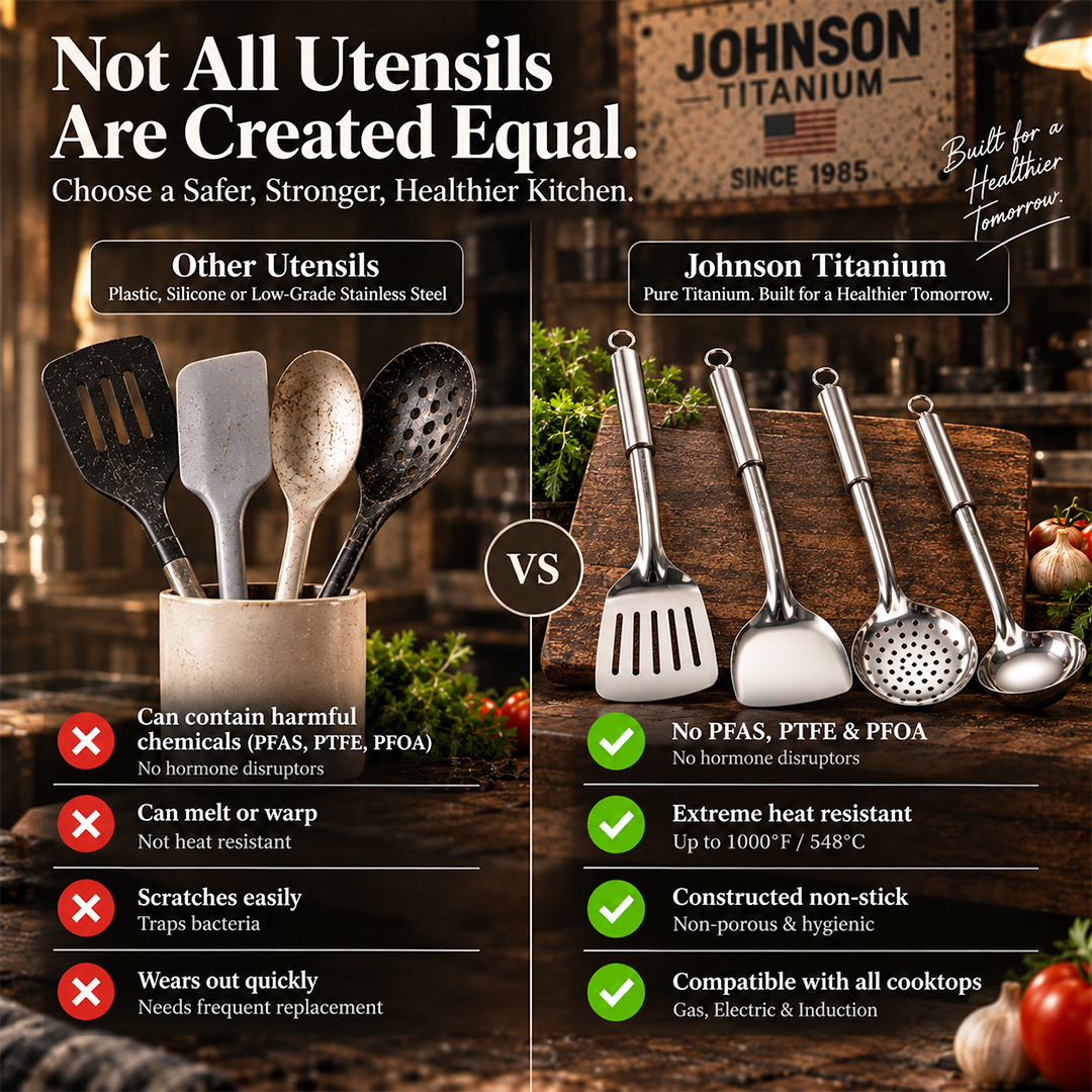 Johnson - Premium Titanium Kitchen Utensil Set