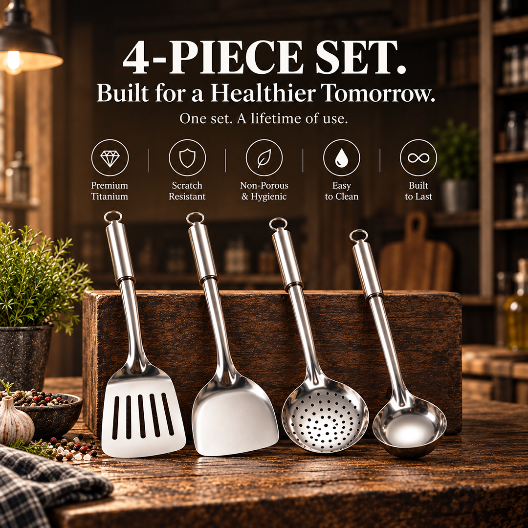 Johnson - Premium Titanium Kitchen Utensil Set