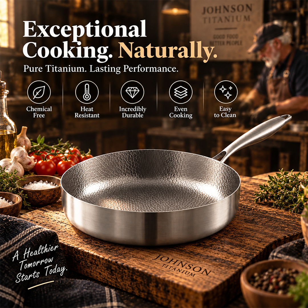 Johnson - Titanium Hammered Deep Pan