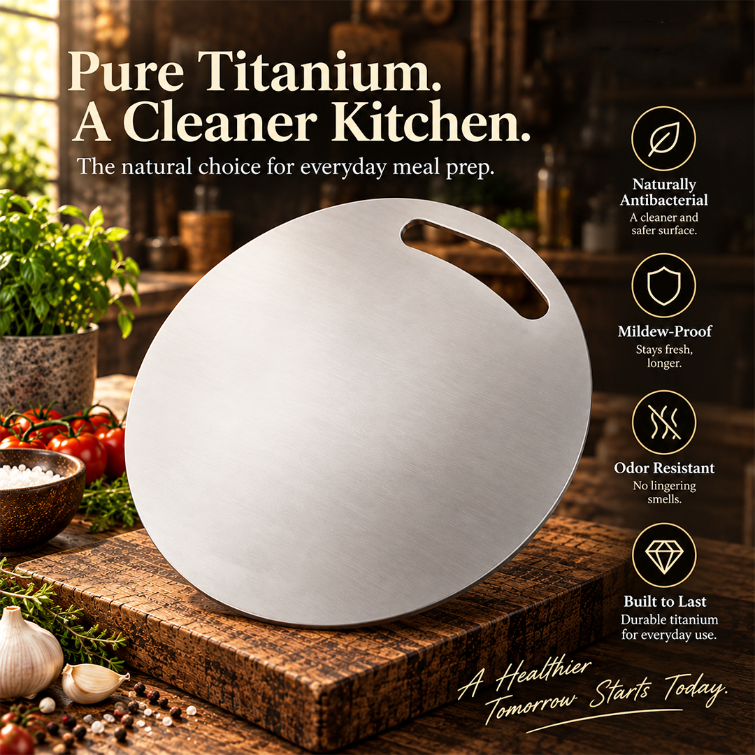 Johnson - Premium Round Titanium Cutting Board